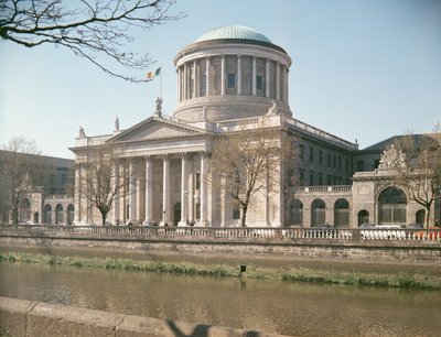 Four Courts, Dublin, Seen from the River Liffey, Built 1796-1802 by James Gandon